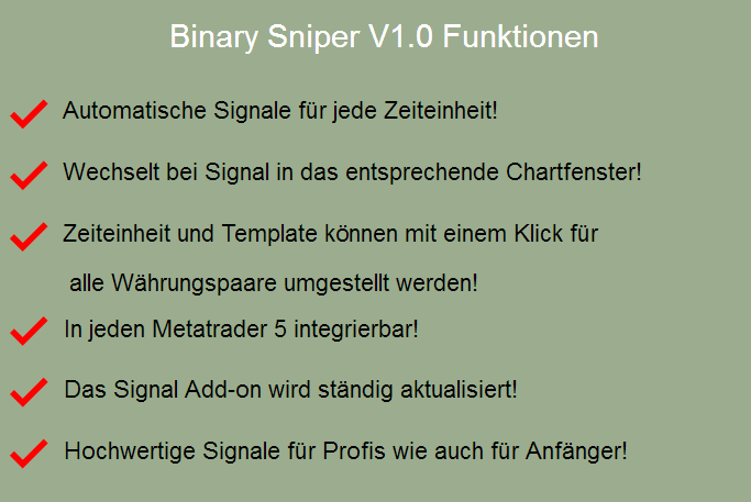 binary sniper v1.0 funktionen